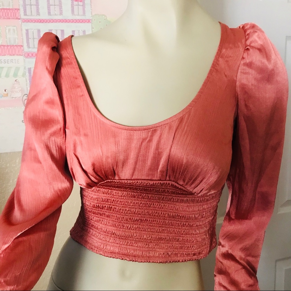 Free people silky xs petite blouse - Picture 3 of 9